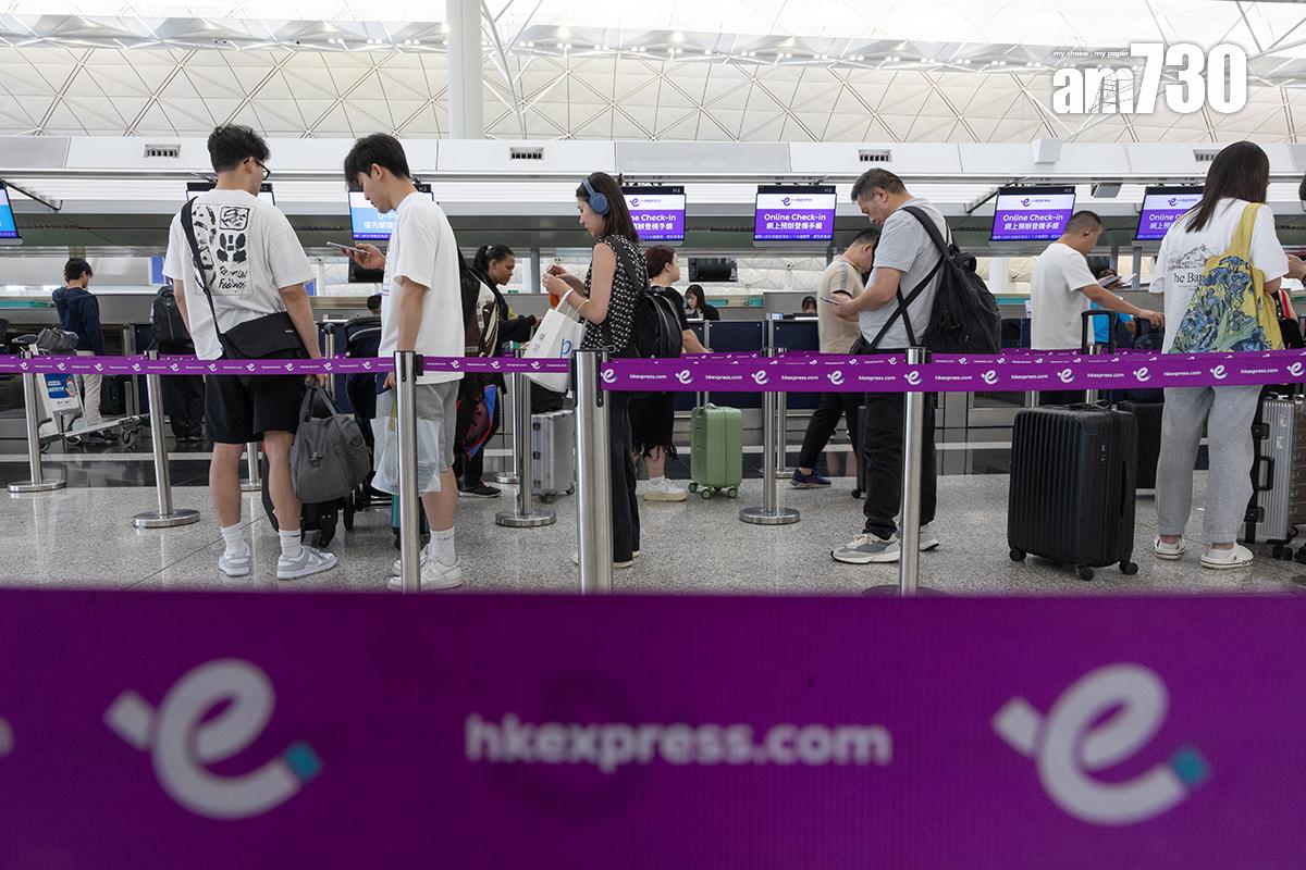 HK Express希望,這項改善措施可提升機場櫃位及登記閘口效率。(資料圖片/蘇文傑攝)