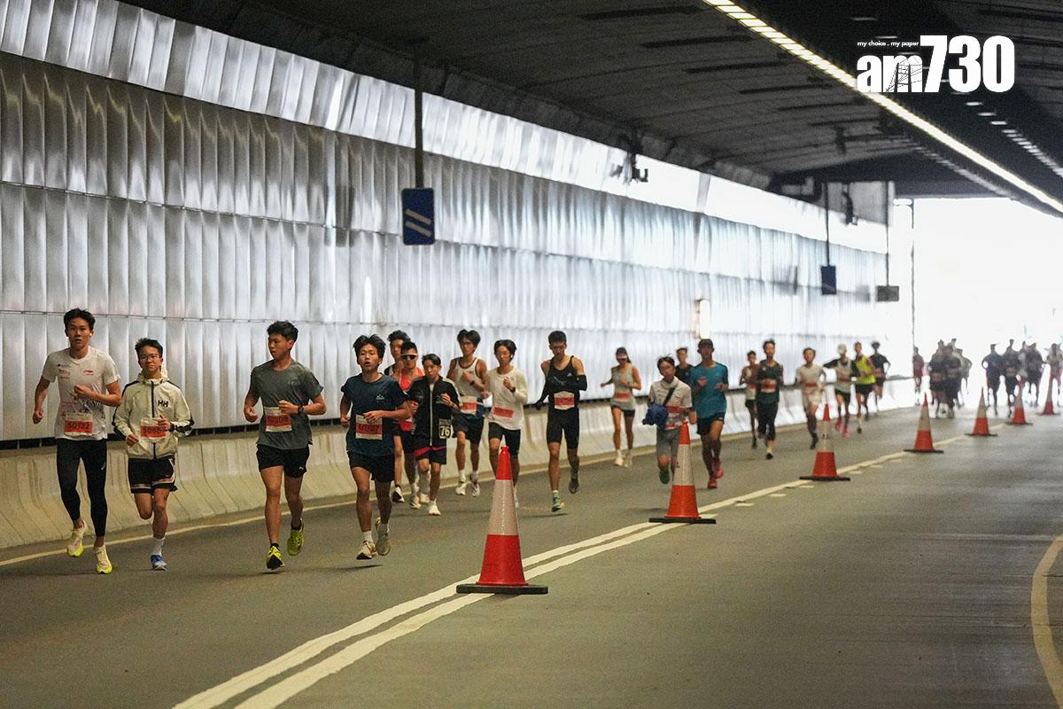 香港街馬2023途經將藍隧道。(資料圖片)