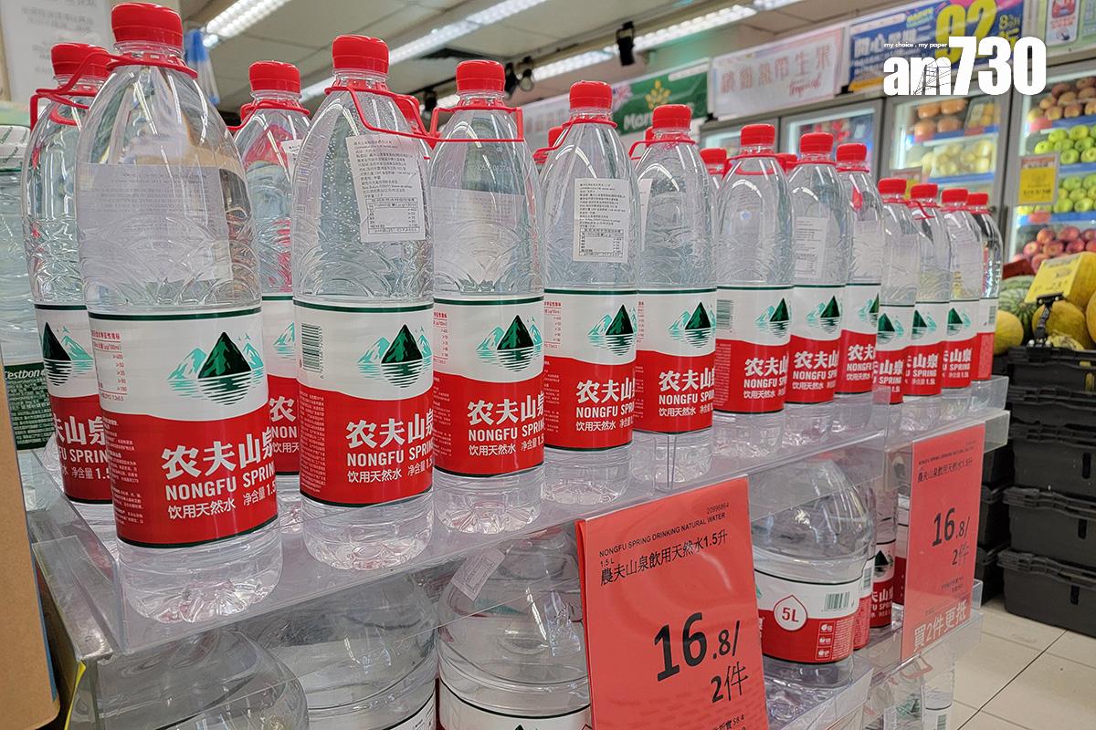 農夫山泉樽裝水在本港有售。(資料圖片/林俊源攝)