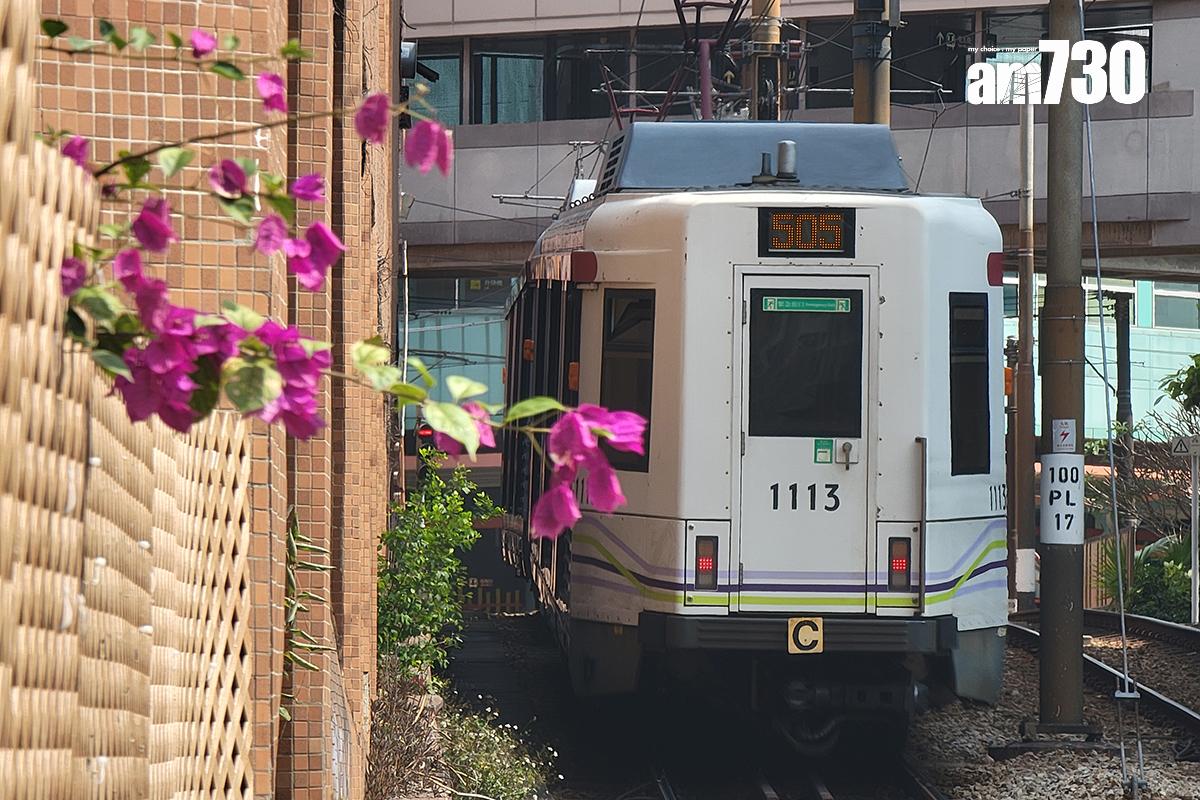 目前輕鐵需要集電弓和架空電纜供電行走。(資料圖片/鍾式明攝)