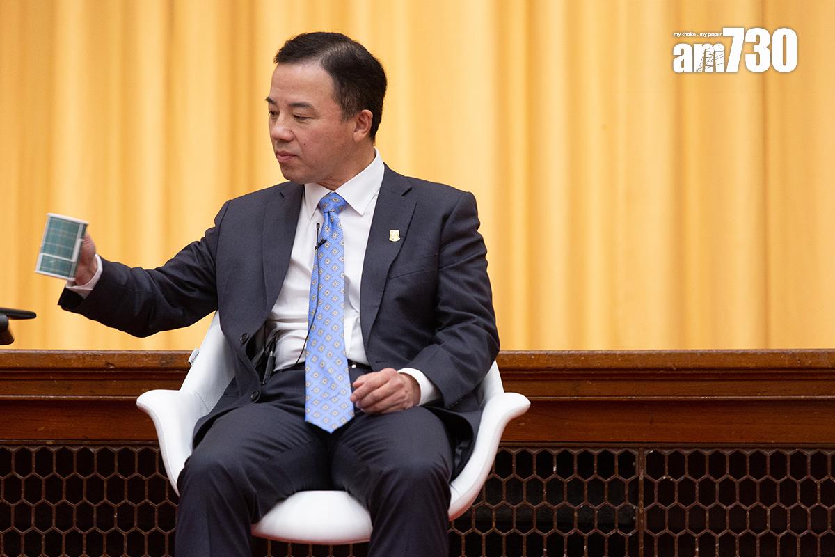 港大校長張翔一度被指控管理不當。(資料圖片/蘇文傑攝)