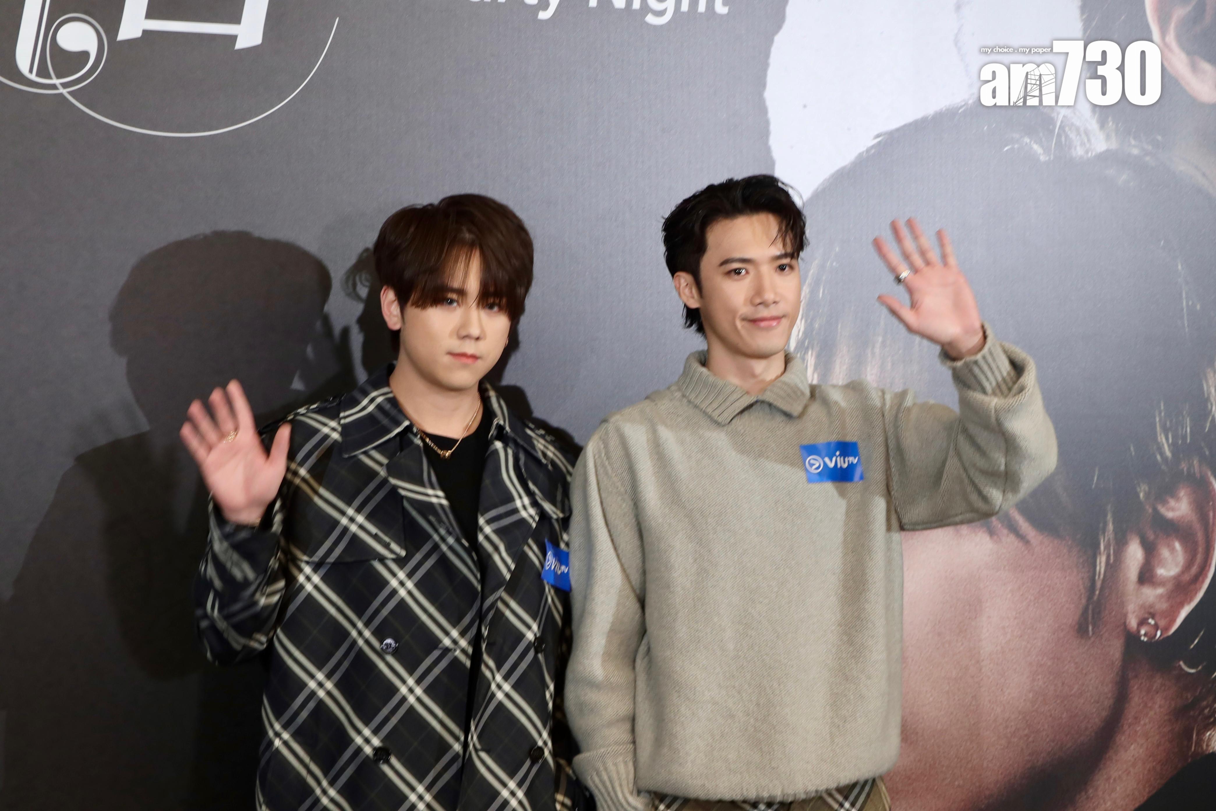 姜濤與邱士縉Stanley與500名粉絲齊齊睇《無用的謊言》大結局。(娛樂組攝)