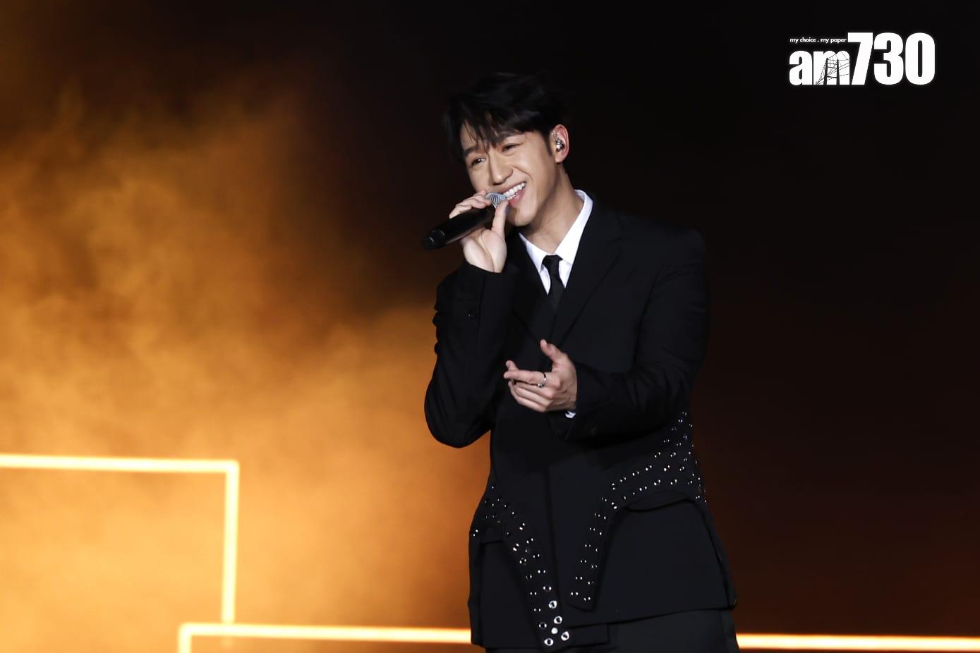 馮允謙現身啟德主場館打頭陣。 (林俊源攝)