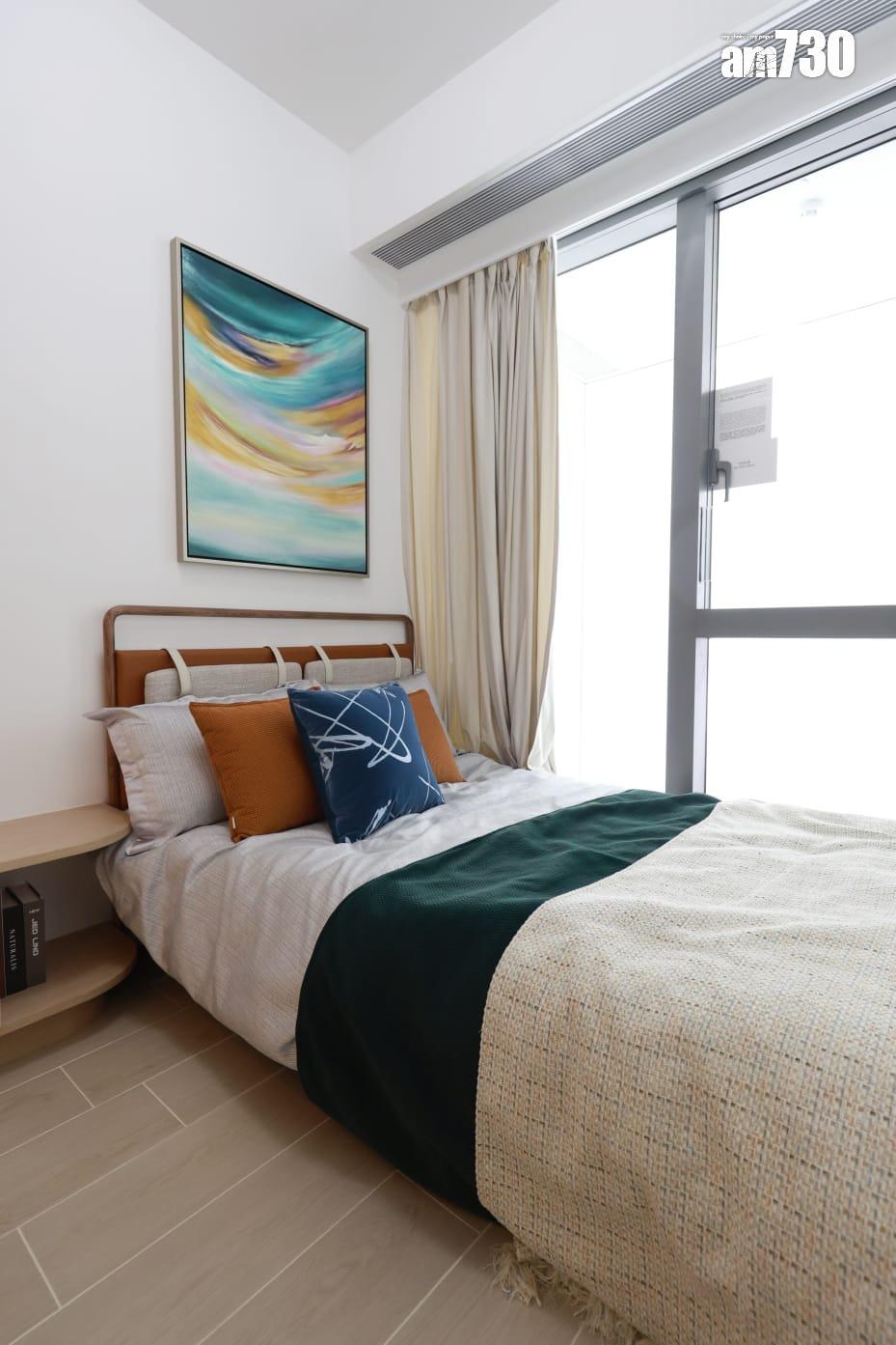 黃金海灣.珀岸示範單位|312呎一房北歐恬靜風 睡房採大玻璃窗設計(多圖有片)|屯門新盤