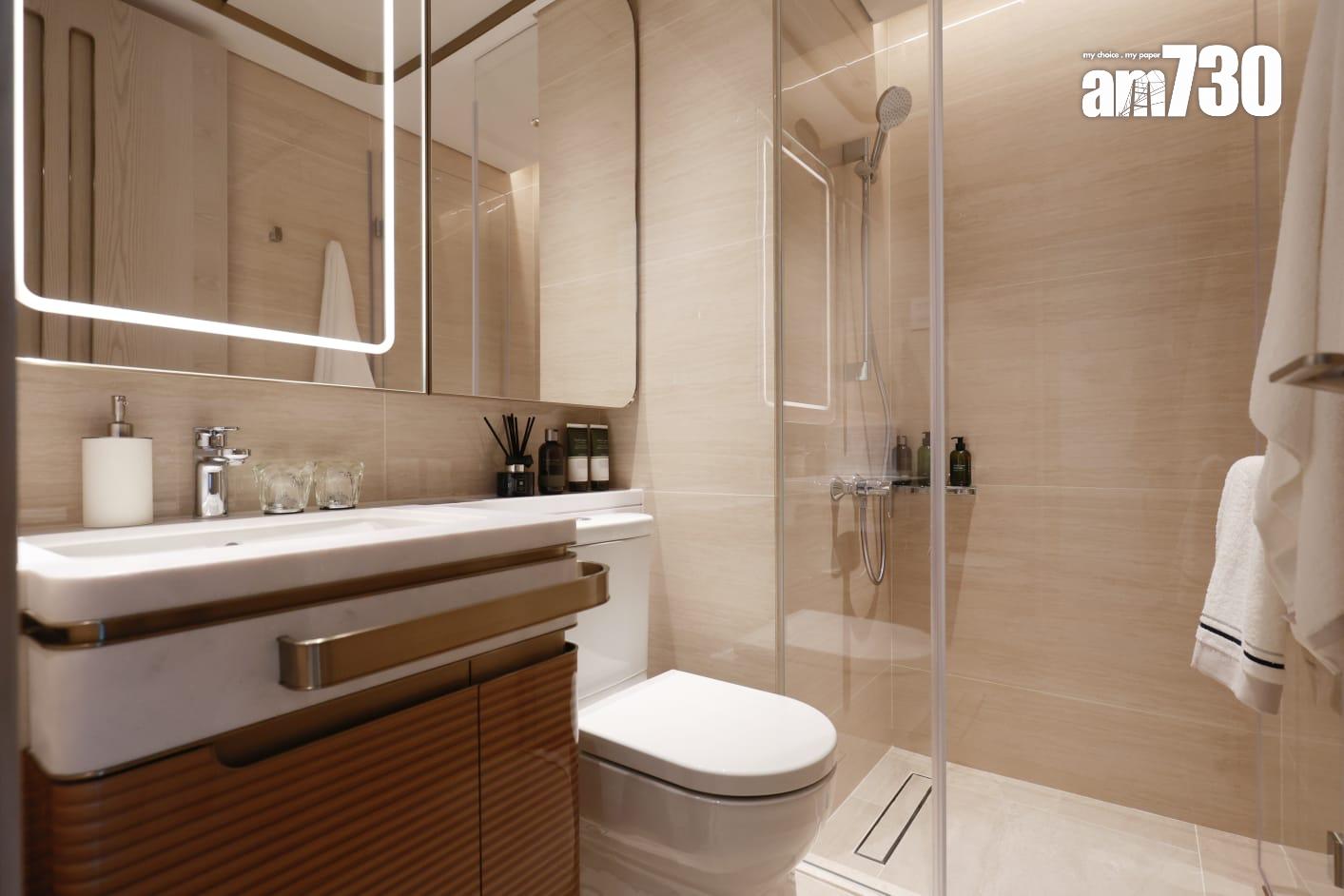 黃金海灣.珀岸示範單位|312呎一房北歐恬靜風 睡房採大玻璃窗設計(多圖有片)|屯門新盤