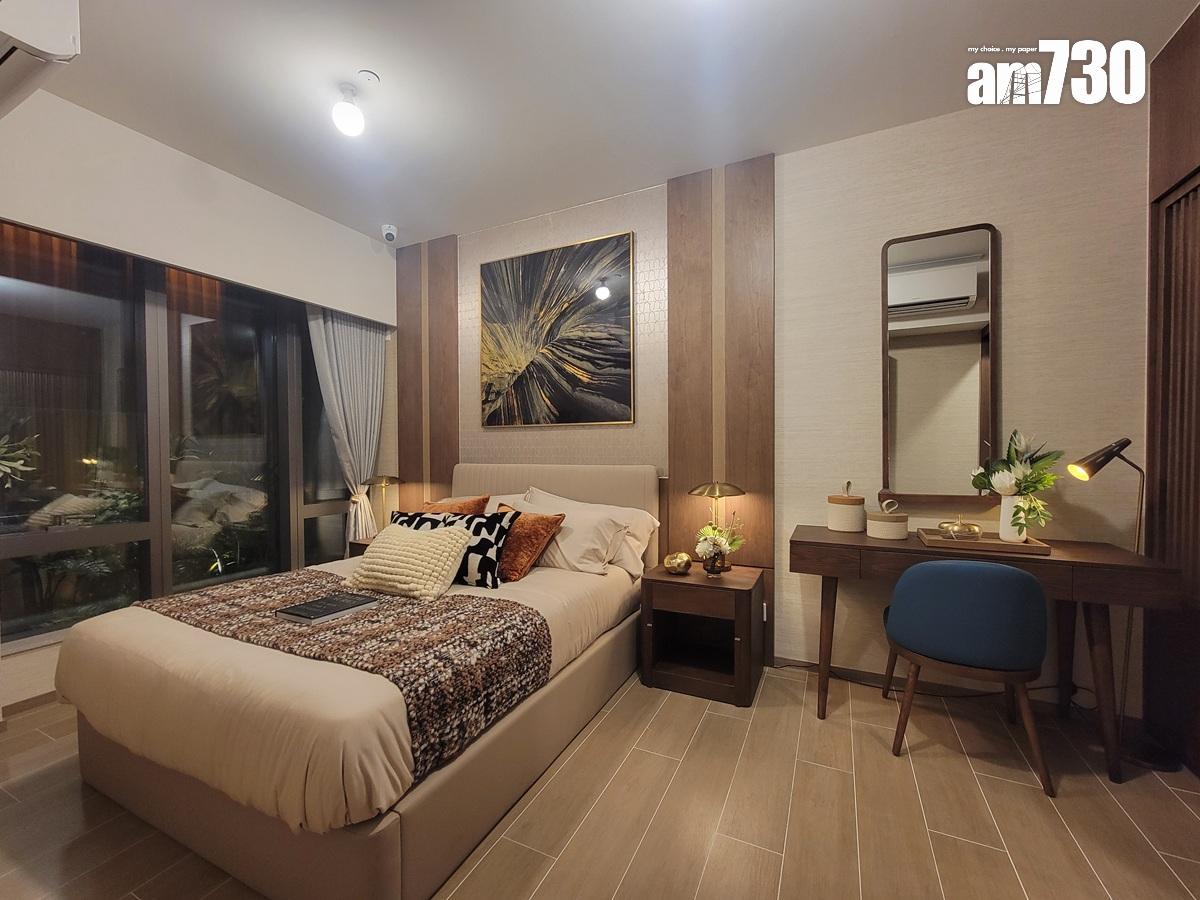 皇都示範單位|連裝修四房套面積逾1200呎 「雙客廳」打造寬敞起居空間(多圖有片)|北角新盤