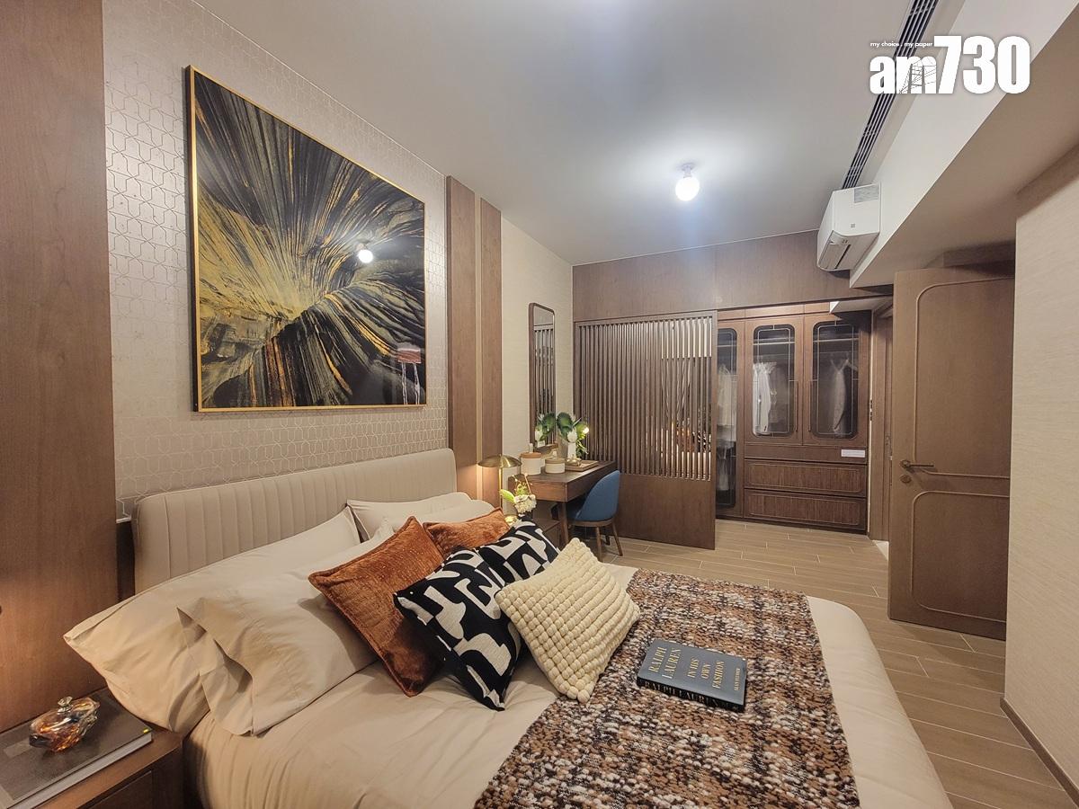 皇都示範單位|連裝修四房套面積逾1200呎 「雙客廳」打造寬敞起居空間(多圖有片)|北角新盤