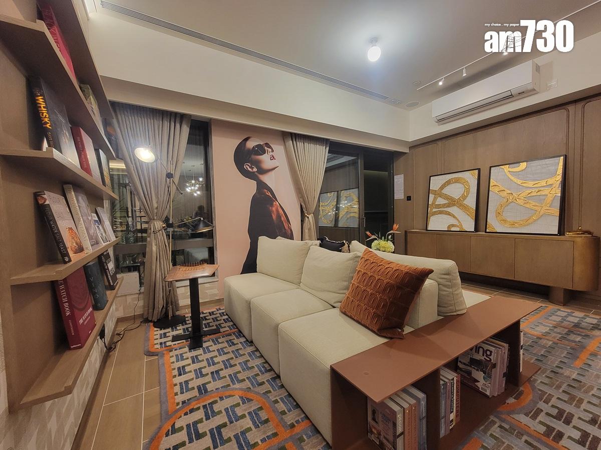 皇都示範單位|連裝修四房套面積逾1200呎 「雙客廳」打造寬敞起居空間(多圖有片)|北角新盤