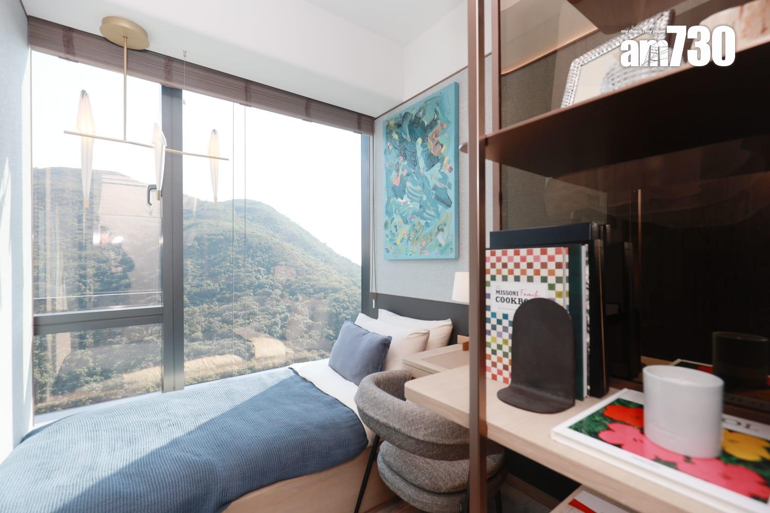 海盈山示範單位|現樓853呎現連裝修三房套 享山海雙景(多圖有片)|黃竹坑新盤