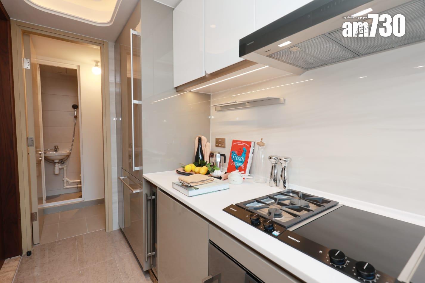 海盈山示範單位|現樓853呎現連裝修三房套 享山海雙景(多圖有片)|黃竹坑新盤