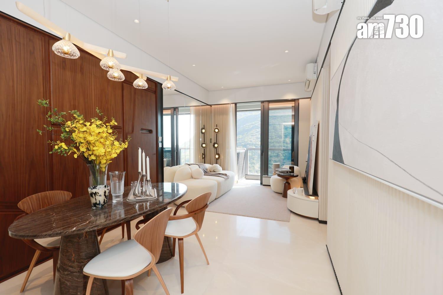 海盈山示範單位|現樓853呎現連裝修三房套 享山海雙景(多圖有片)|黃竹坑新盤