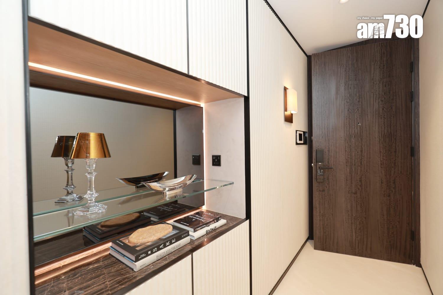 海盈山示範單位|現樓853呎現連裝修三房套 享山海雙景(多圖有片)|黃竹坑新盤