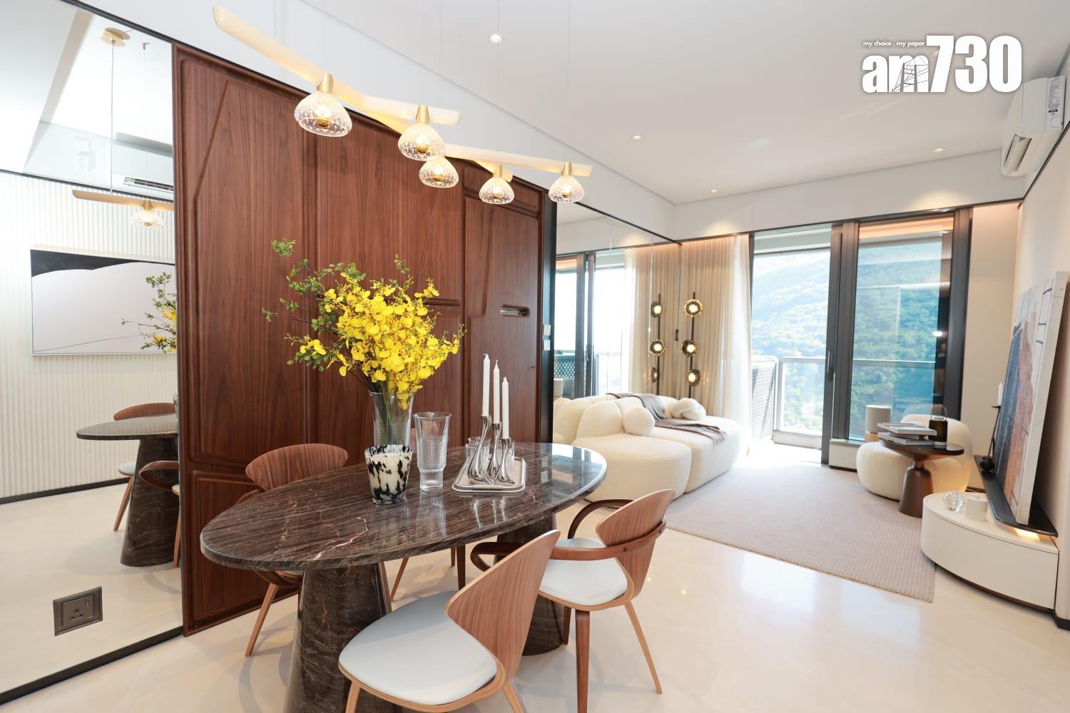 海盈山示範單位|現樓853呎現連裝修三房套 享山海雙景(多圖有片)|黃竹坑新盤