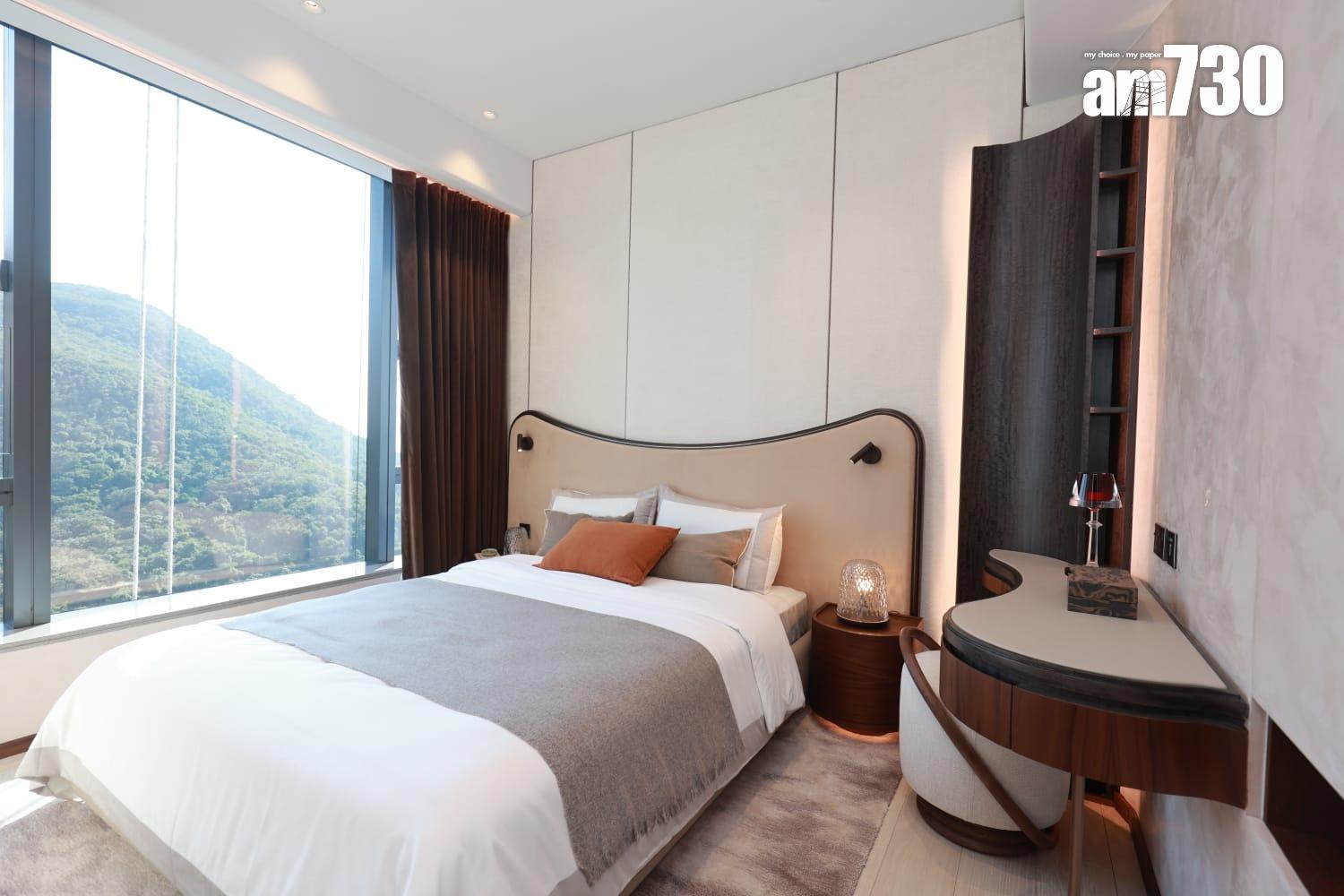 海盈山示範單位|現樓853呎現連裝修三房套 享山海雙景(多圖有片)|黃竹坑新盤