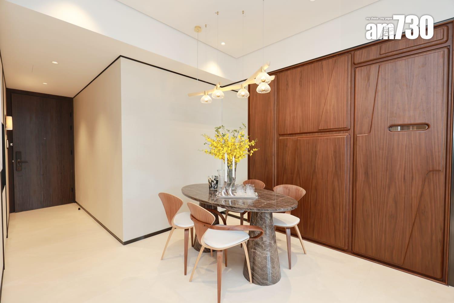 海盈山示範單位|現樓853呎現連裝修三房套 享山海雙景(多圖有片)|黃竹坑新盤