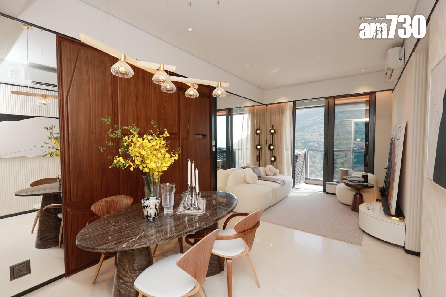 海盈山示範單位|現樓853呎現連裝修三房套 享山海雙景(多圖有片)|黃竹坑新盤