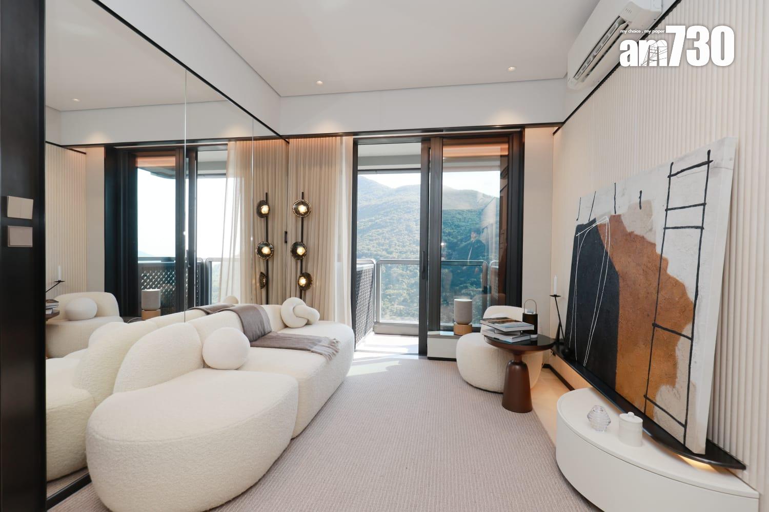 海盈山示範單位|現樓853呎現連裝修三房套 享山海雙景(多圖有片)|黃竹坑新盤