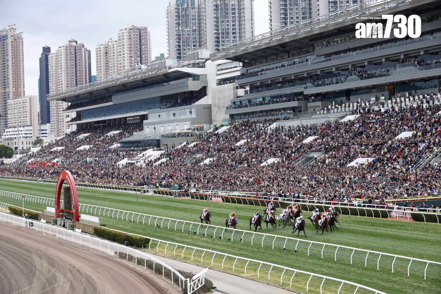 沙田馬場舉行「農曆新年賽馬日」(林俊源攝)