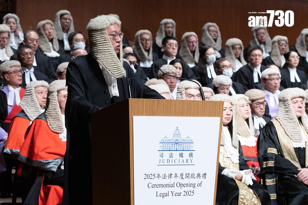 林定國強調,「一國兩制」是本港的重要制度優勢。(蘇文傑攝)