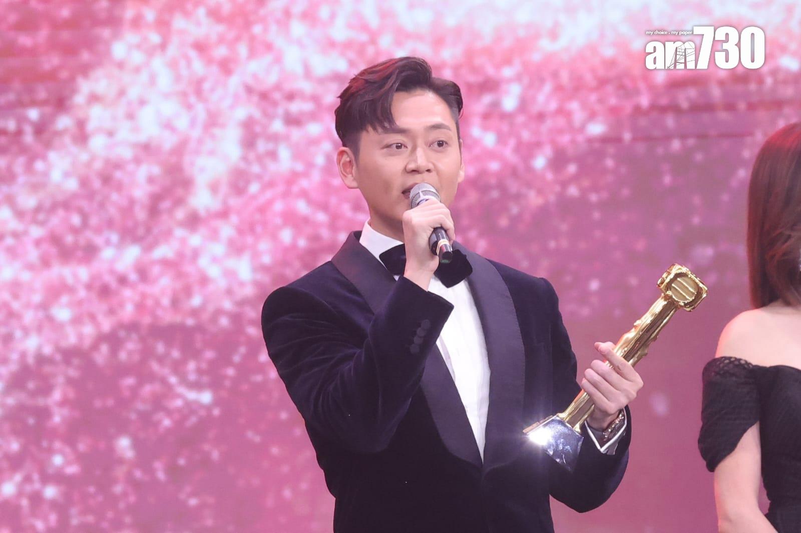 張振朗憑《反黑英雄》奪「馬來西亞最喜愛TVB男主角」。(吳康琦攝)