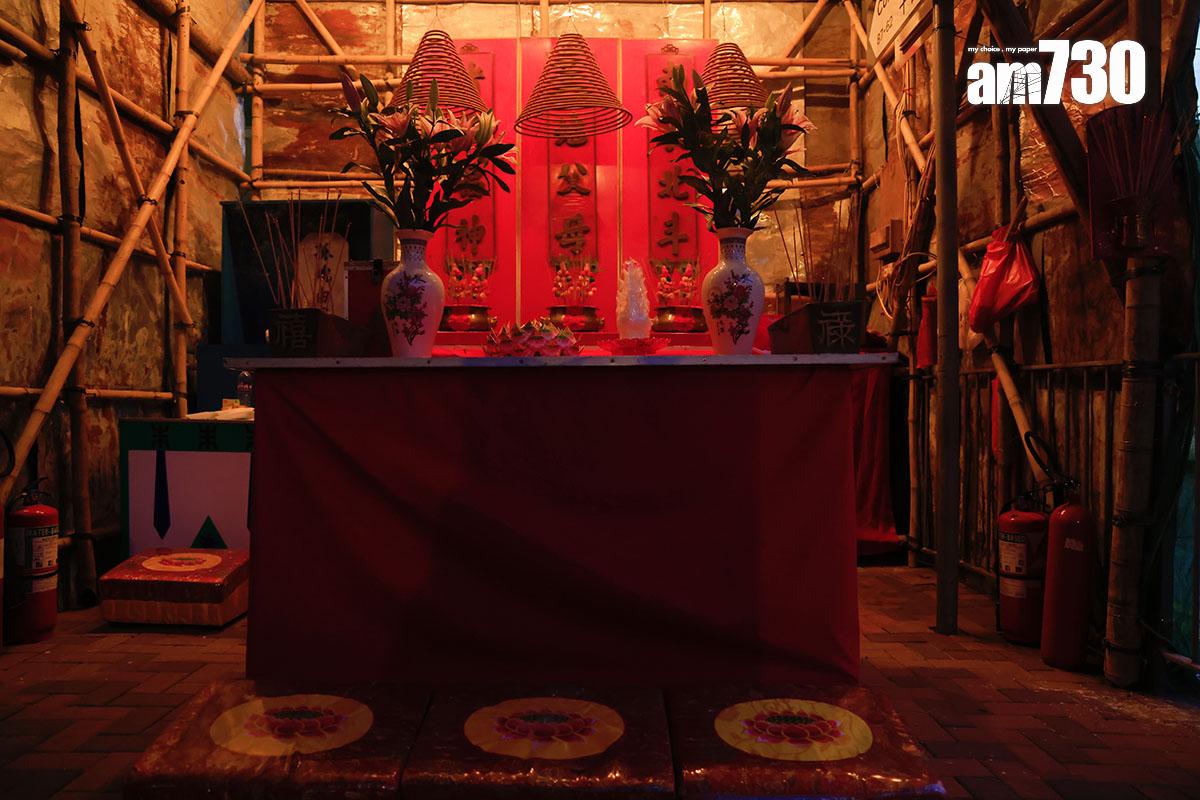 香港潮屬社團總會2023年舉辦活動,讓參加者到盂蘭勝會場地體驗盂蘭文化。(資料圖片/中通社)