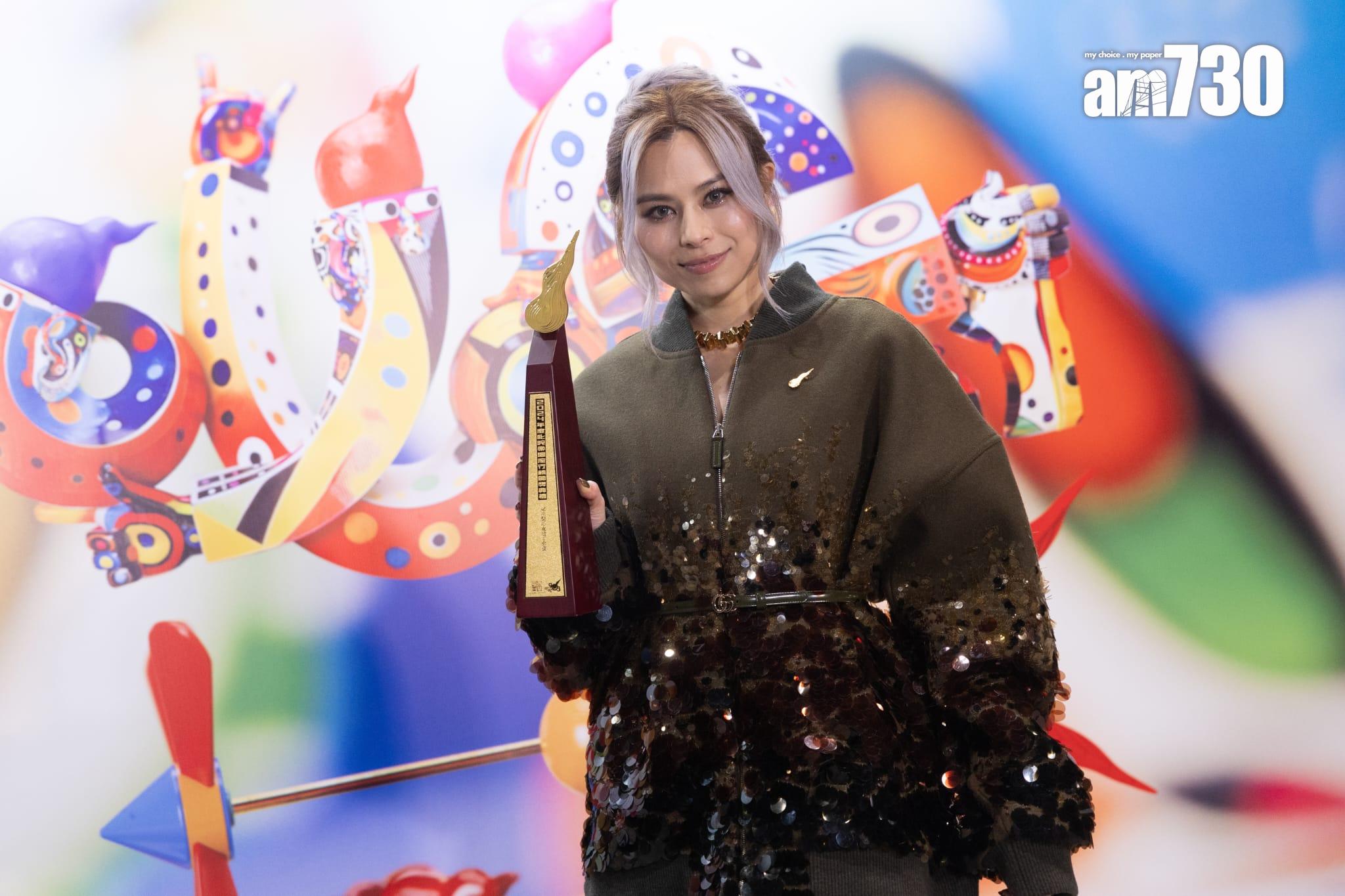 Gin Lee今次安排全家人撐場,但卻沒有預另一半到場。 (蘇文傑攝)