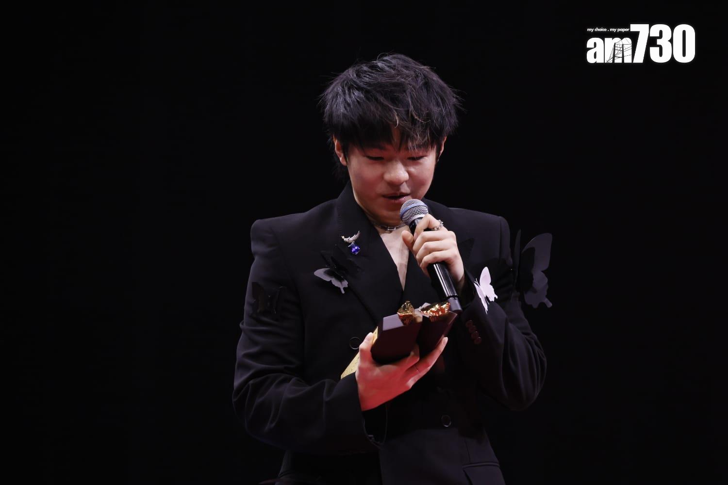 Ian陳卓賢包辦叱咤唱作人金獎及叱咤男歌手金獎。 (蘇文傑攝)