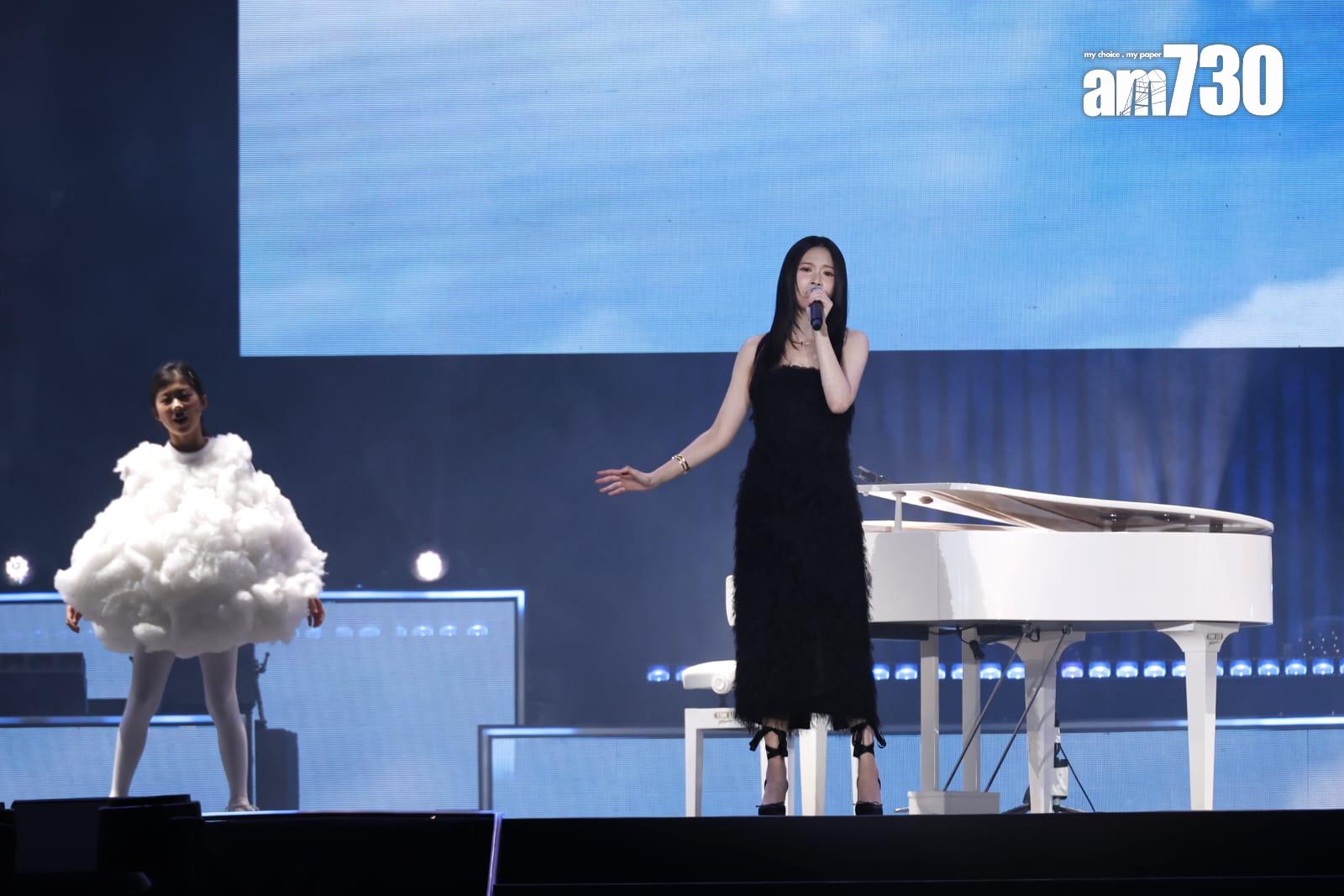 Cloud雲浩影為《FOUR in LOVE萬人CHARITY LIVE 2025》首登啟德主場館。 (林俊源攝)