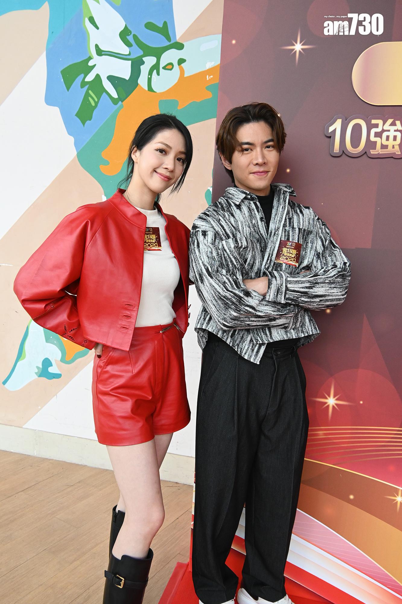 二人表示他們的右面最靚。(娛樂組攝)