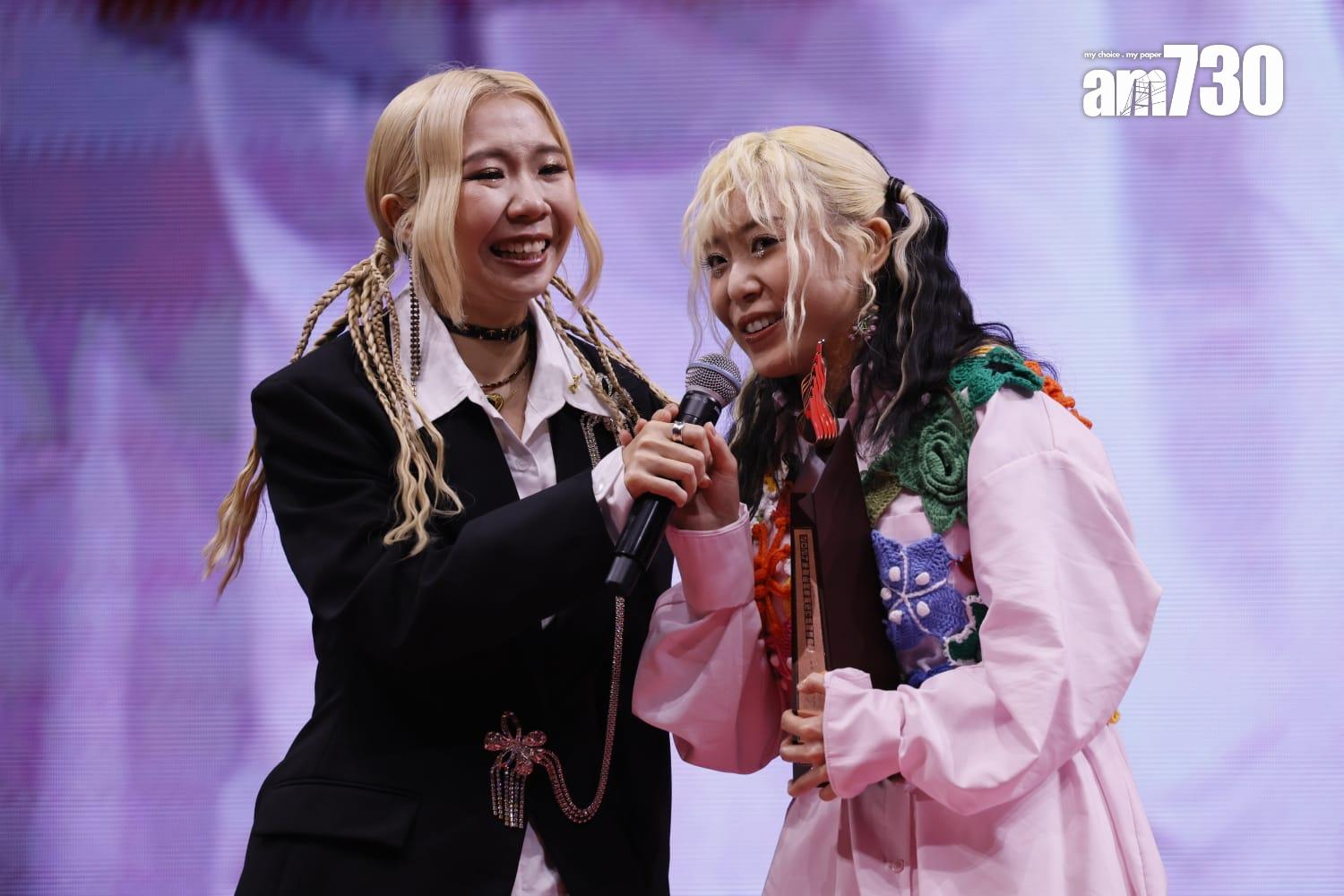 「叱咤樂壇組合」季軍由雷同二友奪得。(蘇文傑攝)