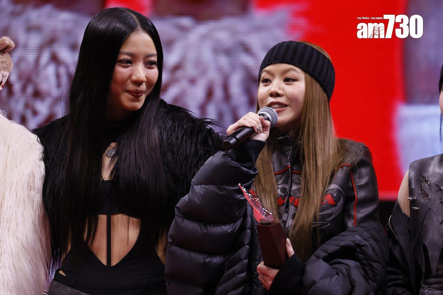 「叱咤樂壇組合」亞軍由COLLAR奪得。(蘇文傑攝)