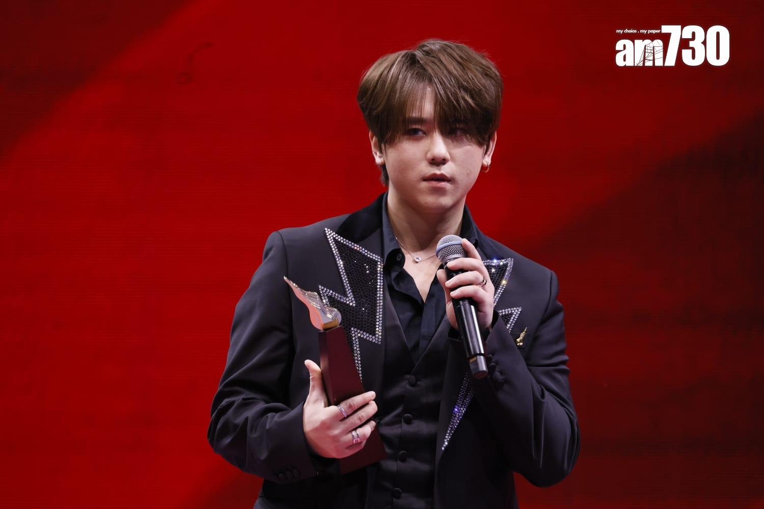 姜濤憑《好得太過份》奪得我最喜愛的歌曲。 (蘇文傑攝)