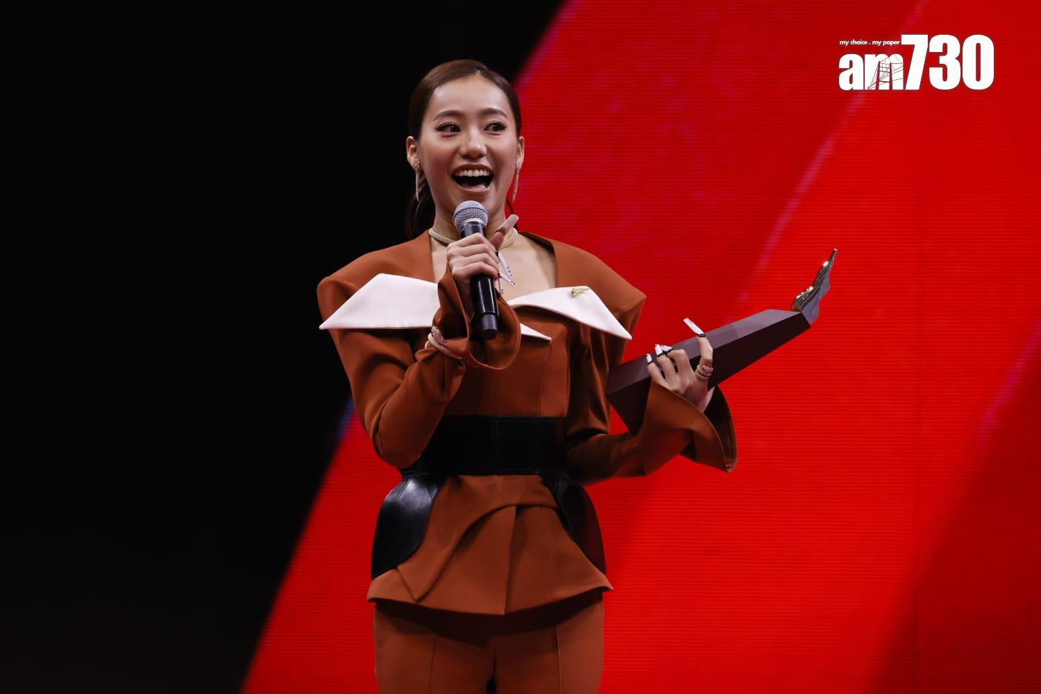 JACE陳凱詠憑《間歇性休眠》奪得「叱咤十大」第二位。(蘇文傑攝)