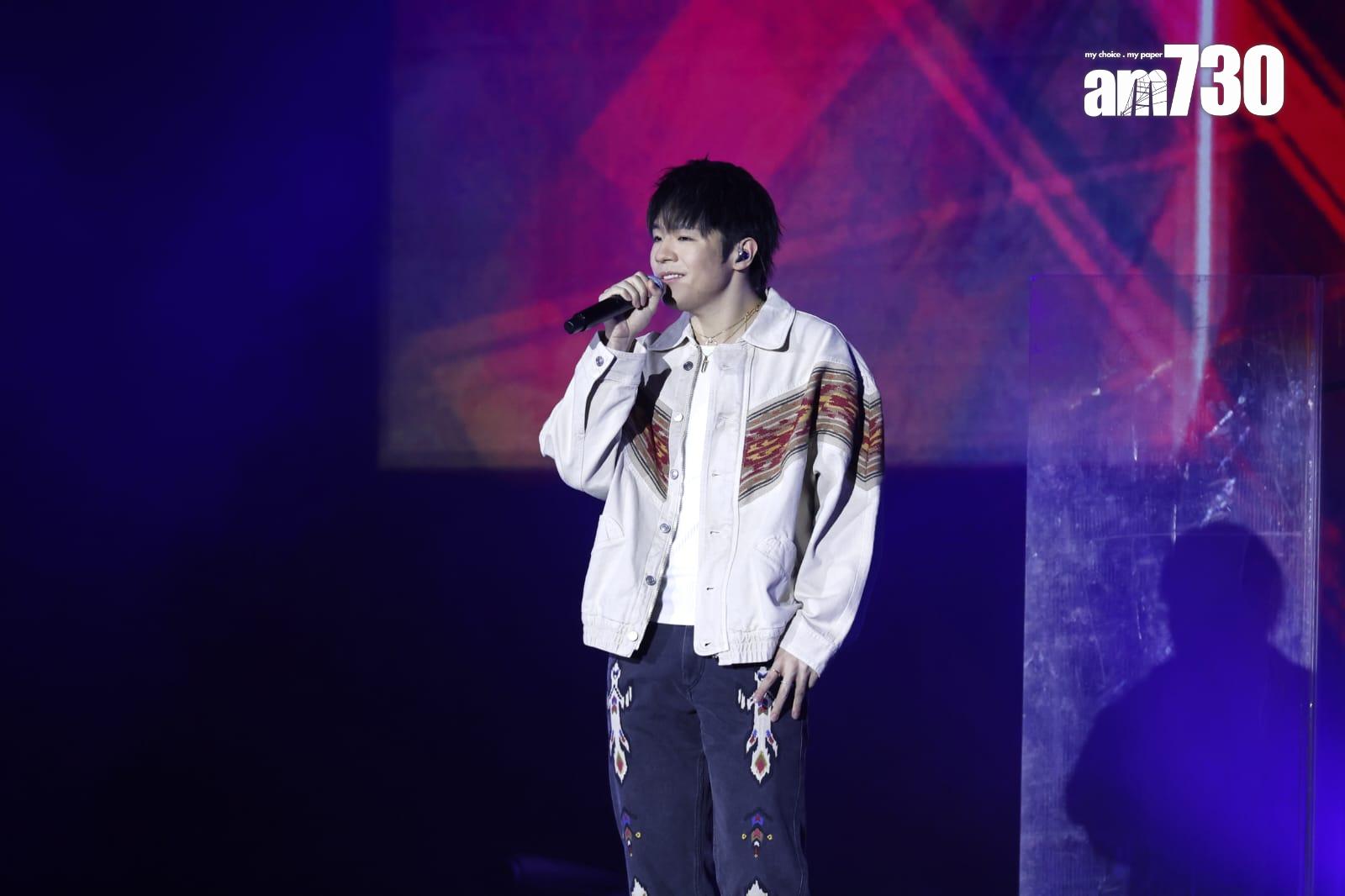 Ian繼跨年倒數、《叱咤》之後,再次公開唱live,今次他唱《玩偶奇遇記》炒車情況減少。(林俊源攝)