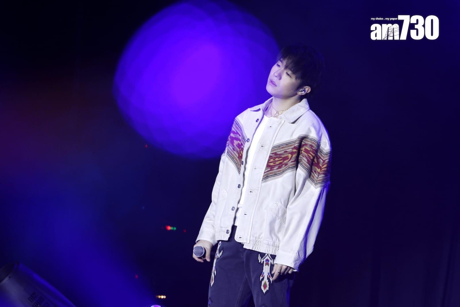 Ian繼跨年倒數、《叱咤》之後,再次公開唱live,今次他唱《玩偶奇遇記》炒車情況減少。(林俊源攝)