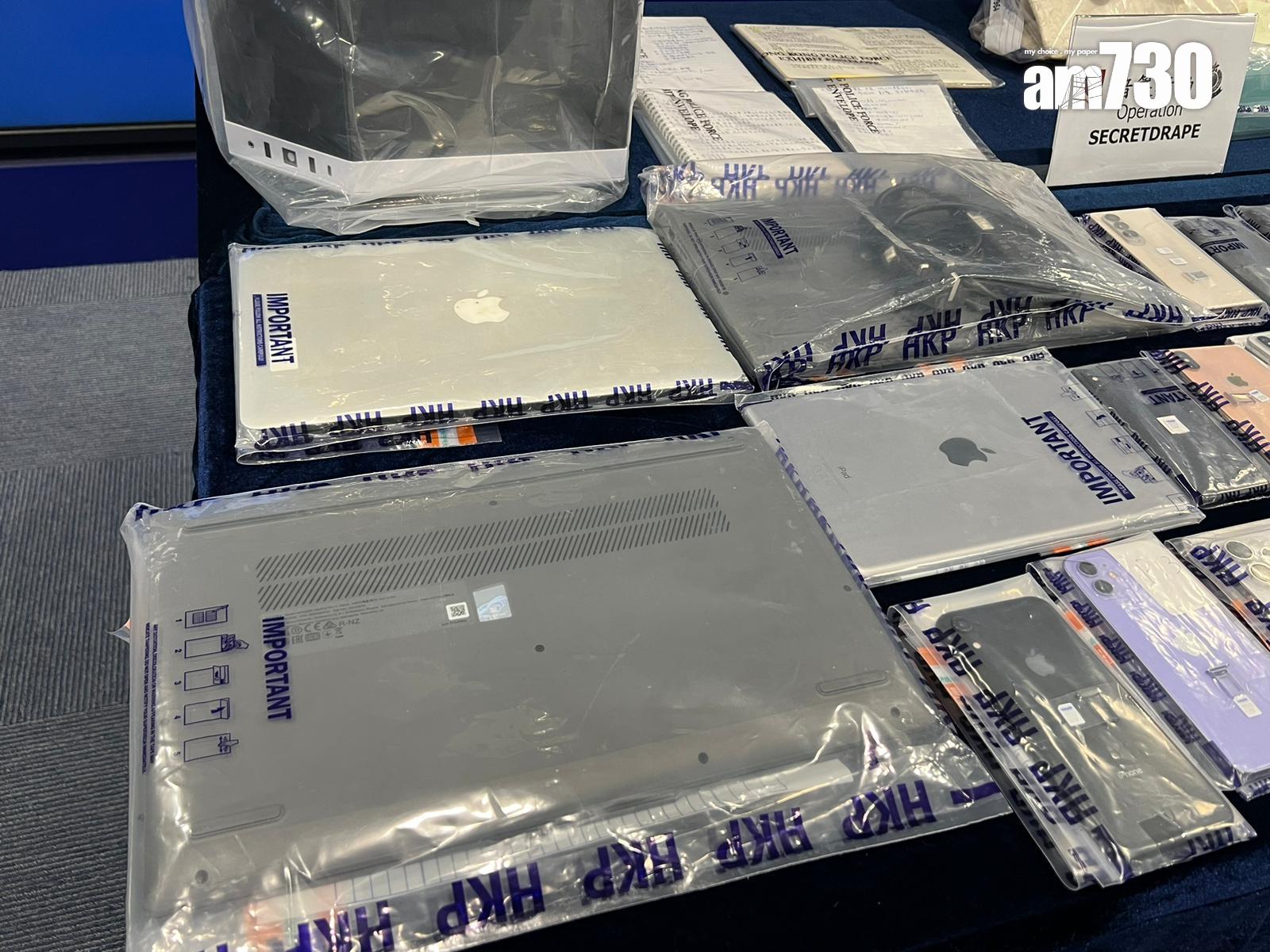 詐騙集團Deepfake換成女性面孔,誘受害人投資虛擬貨幣涉3400萬,警拘31人。(李景玉攝)