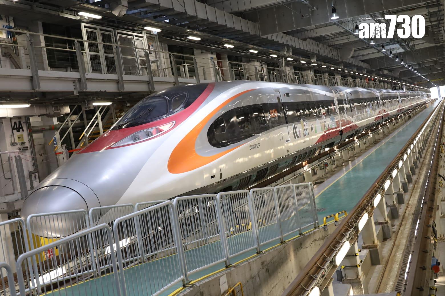 大熊貓主題高鐵列車本周六起穿梭粵港兩地 港鐵:推廣「無處不熊貓」盛事氛圍 (鍾式明攝)