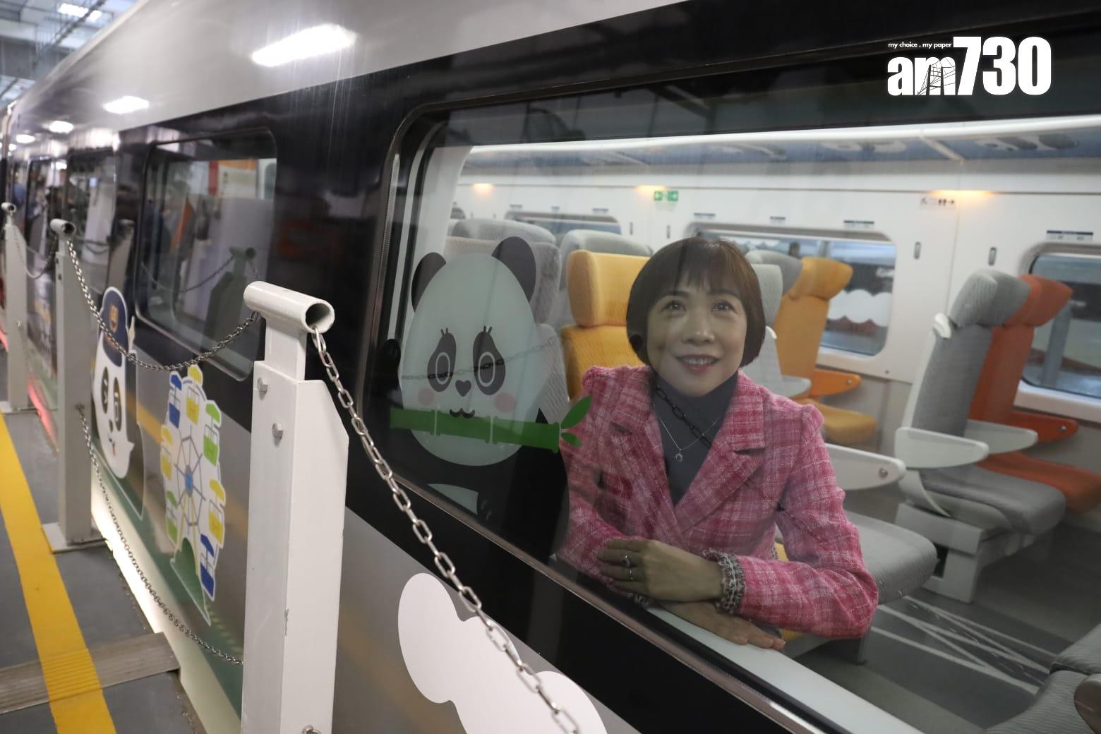 梁靜雯指列車可將盛事氛圍帶到鄰近城市。(鍾式明攝)