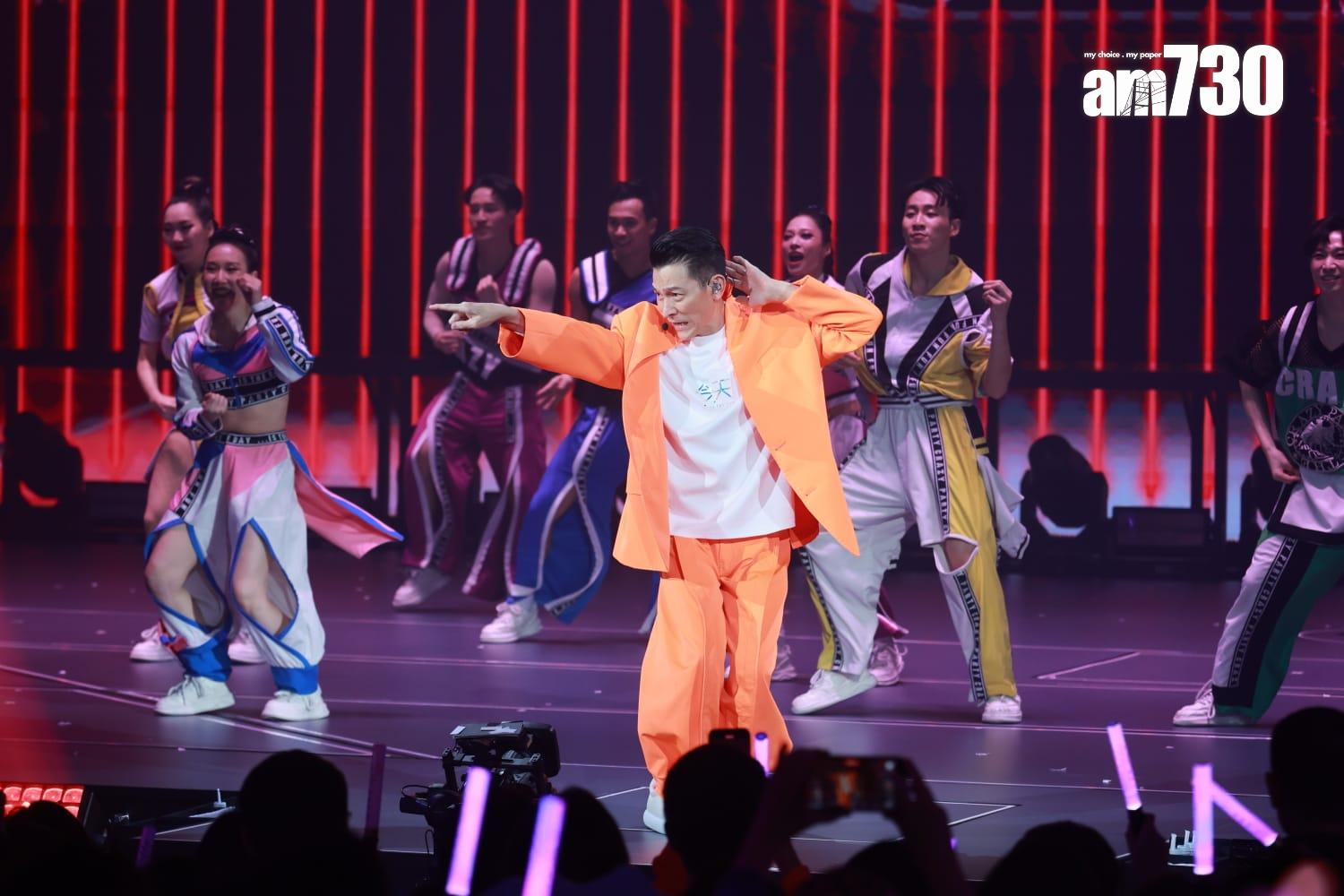 劉德華於紅館舉行「今天…is the Day」巡迴演唱會尾場。(羅錦鴻攝)