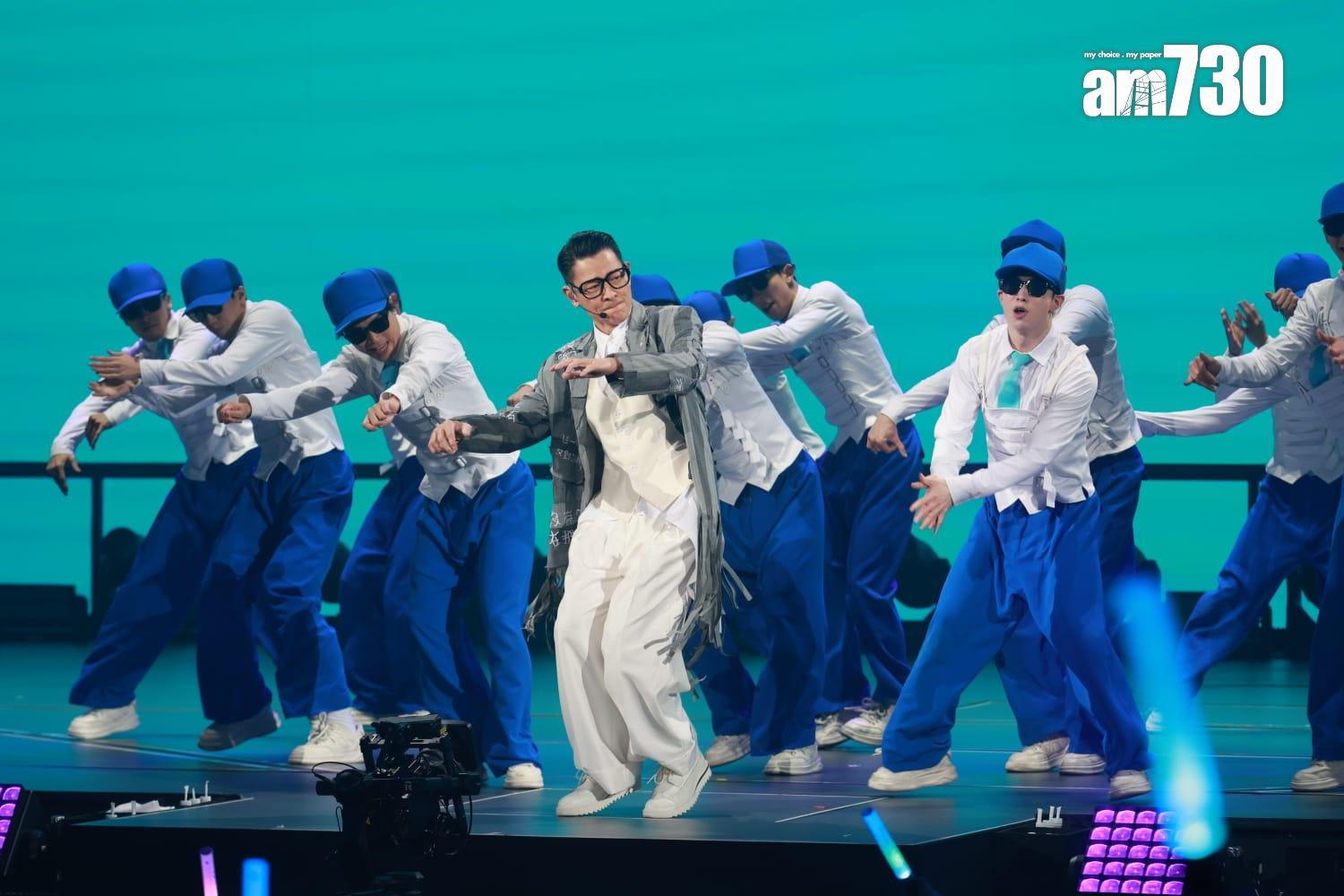 劉德華於紅館舉行「今天…is the Day」巡迴演唱會尾場。(羅錦鴻攝)