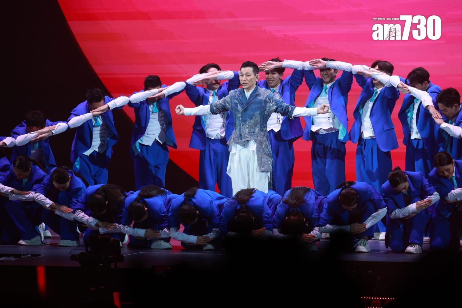 劉德華於紅館舉行「今天…is the Day」巡迴演唱會尾場。(羅錦鴻攝)