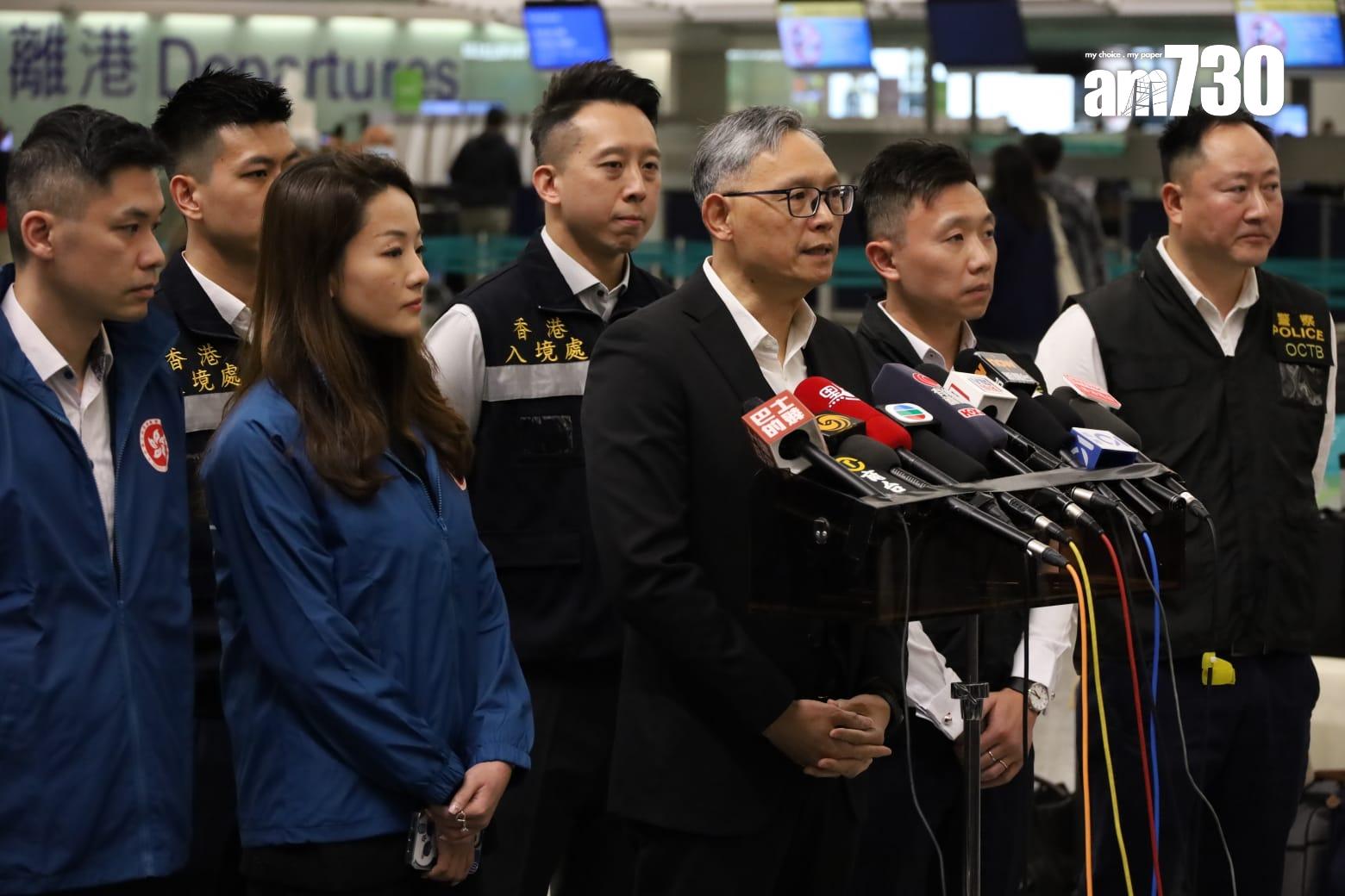 緬甸詐騙園區|保安局專責小組起行赴泰 卓孝業:目標是令所有遭誘拐港人回港 (鍾式明攝)