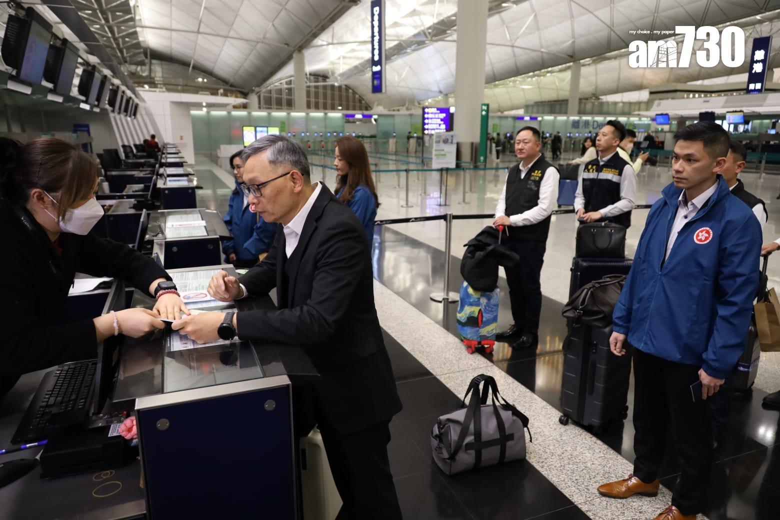 緬甸詐騙園區|保安局專責小組起行赴泰 卓孝業:目標是令所有遭誘拐港人回港 (鍾式明攝)