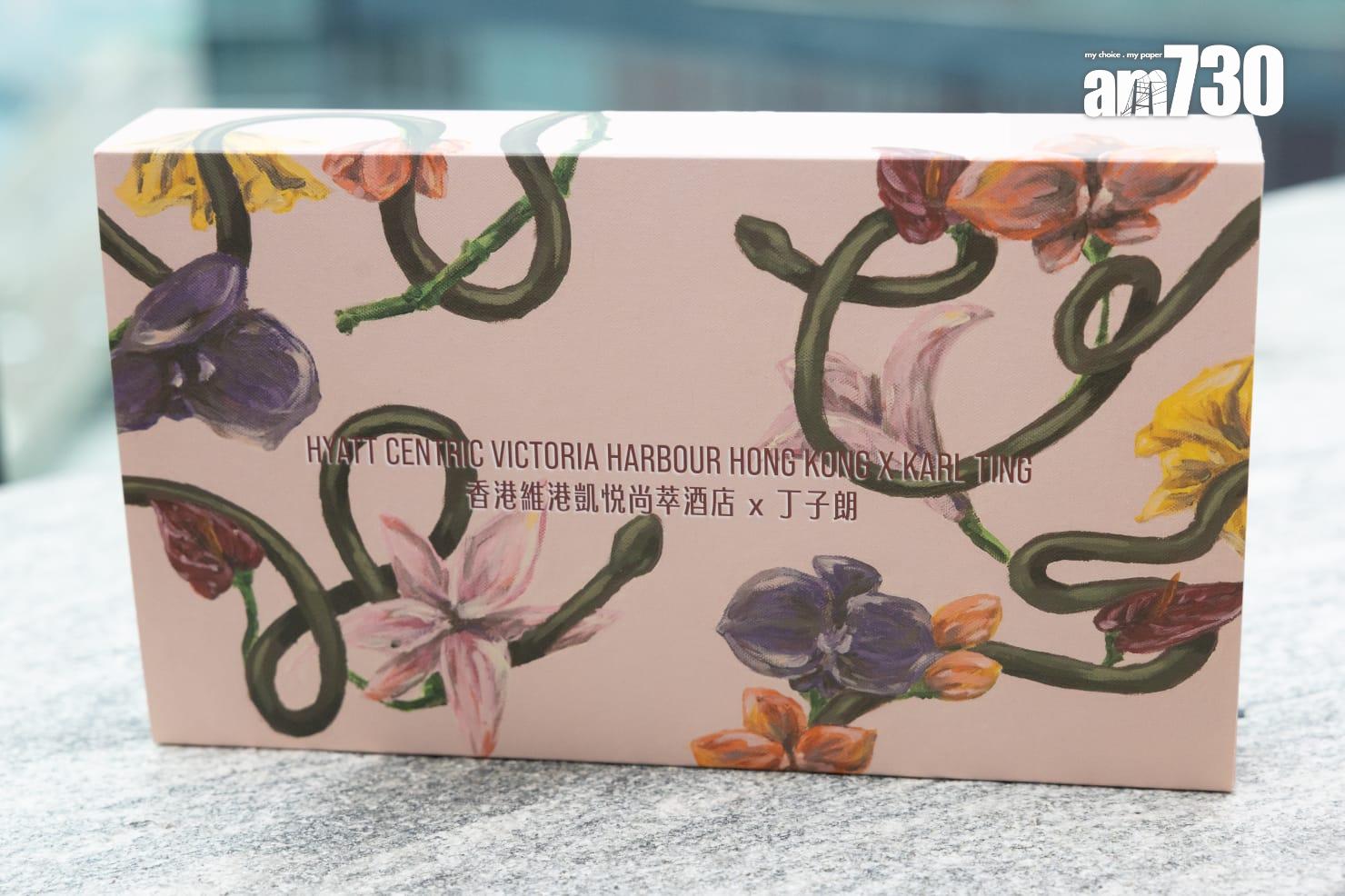 Karl用樹枝做成蛇形姿態,結合酒店代表的H和C字,很有心思。(蘇文傑攝)