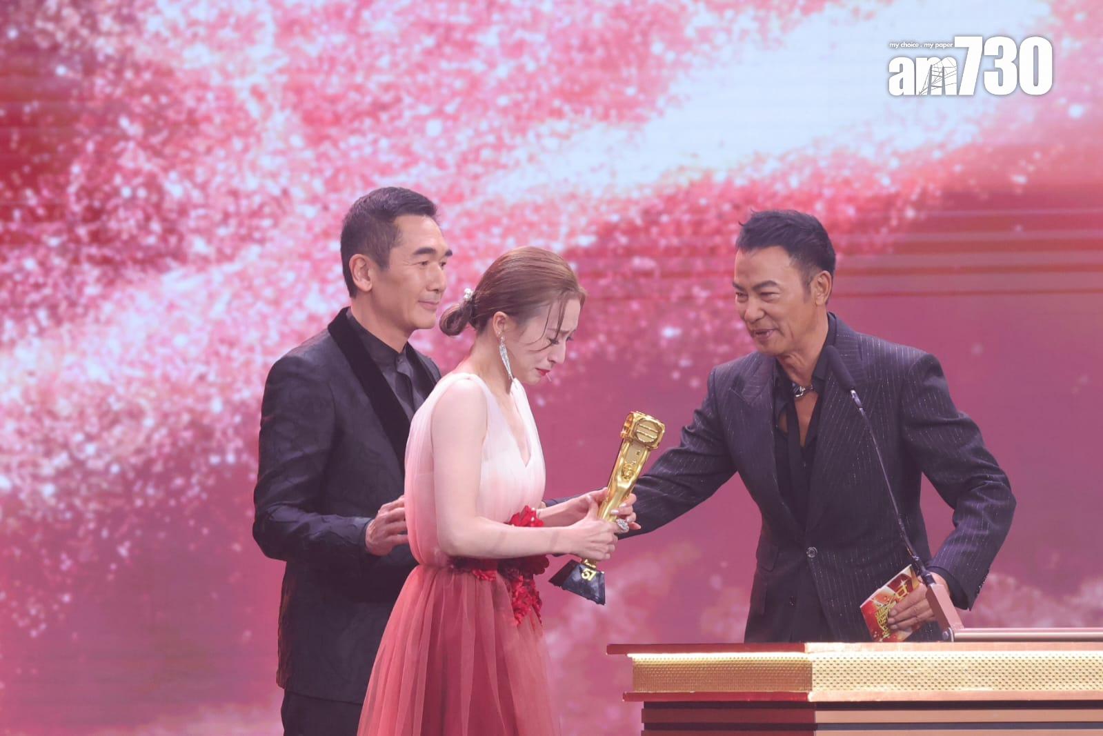 龔嘉欣喊爆《企業強人》奪視后。