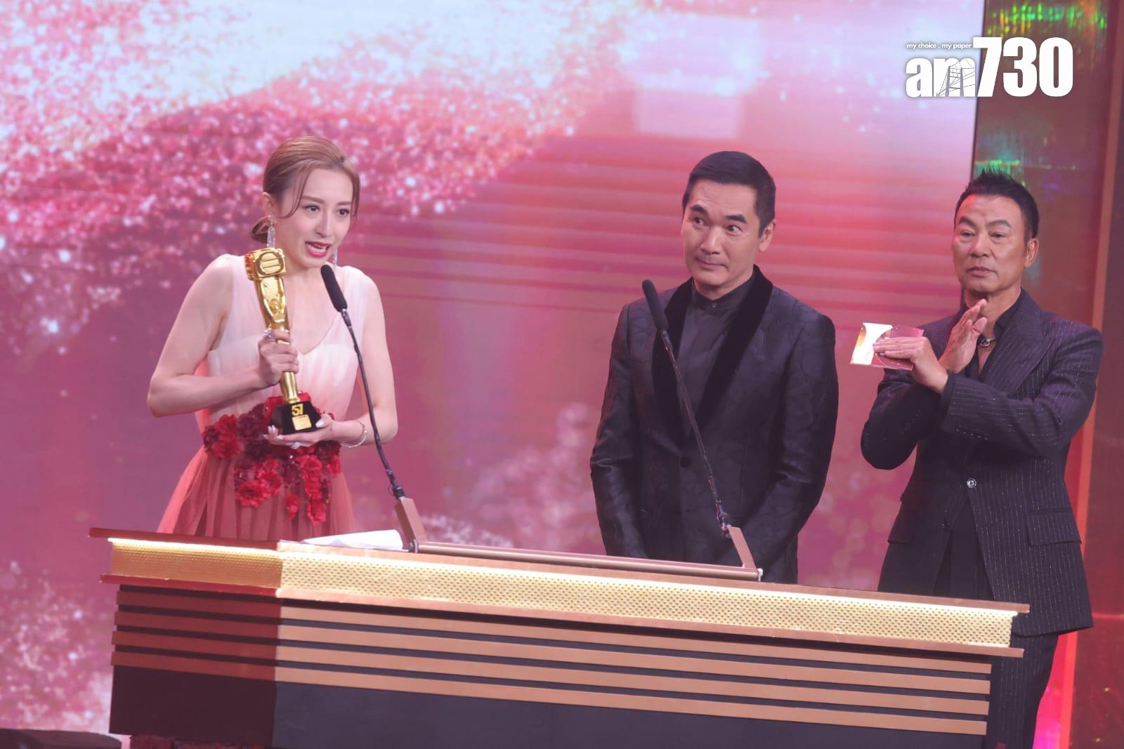 龔嘉欣喊爆《企業強人》奪視后。