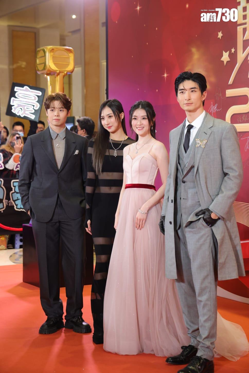 冼靖鋒、鍾柔美、潘靜文、張馳豪。