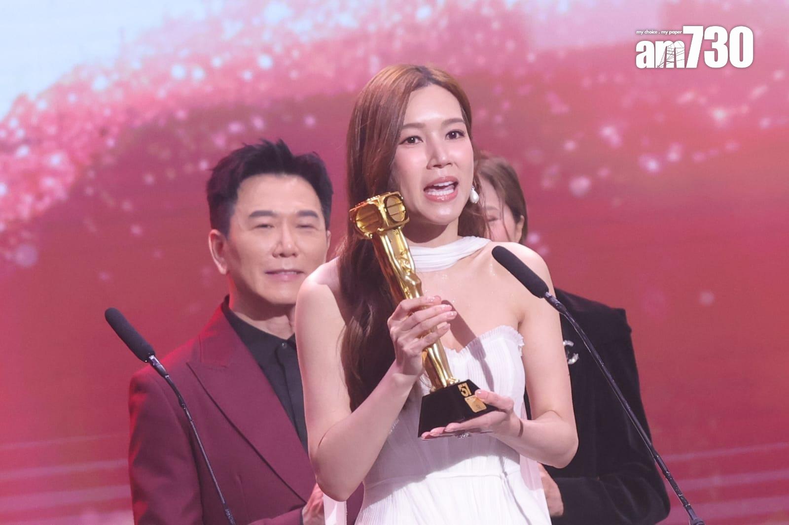 傅嘉莉憑《反黑英雄》奪「最佳女配角」。(吳康琦攝)