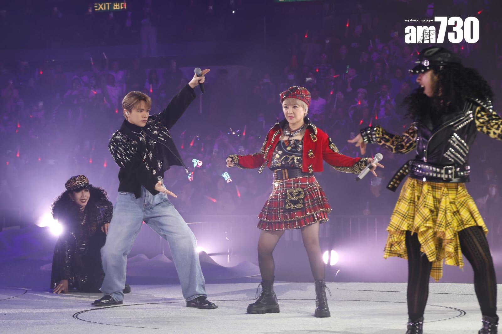 張敬軒是陳慧嫻演唱會首位嘉賓。