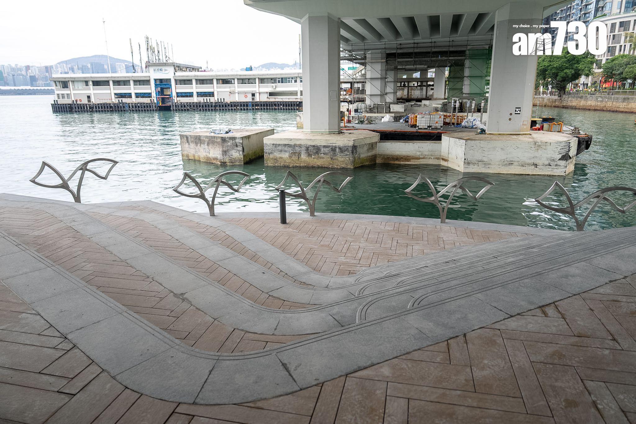 北角東岸板道西段周日開放。(林靄怡攝)